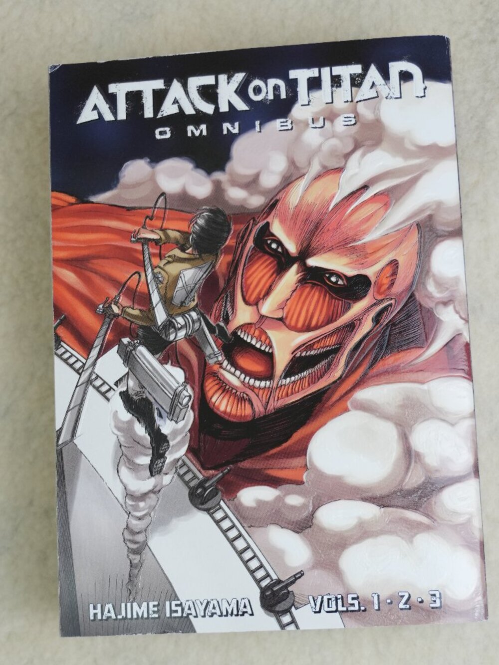 Attack on Titan Omnibus Volumes 1-3 Manga Book by Hajime Isayama English Version